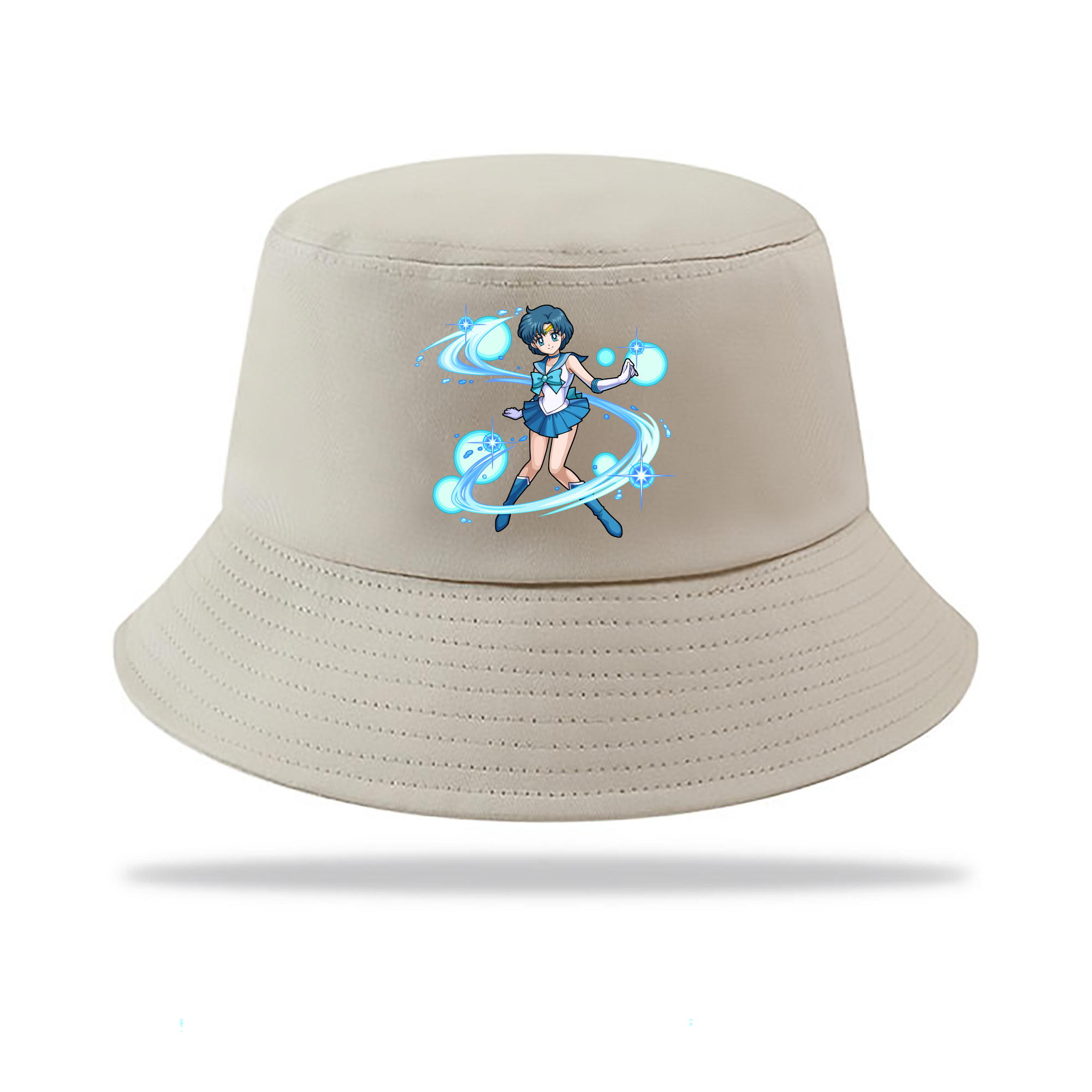 （画像用） 美少女戦士セーラームーン 水野 亜美 みずの あみ Sailor Moon Mizuno Ami アウトドア日除けバケットハット